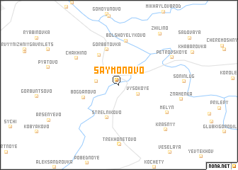 map of Saymonovo