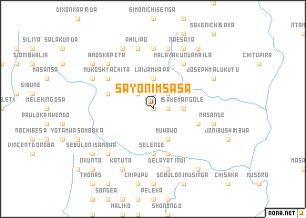 map of Sayoni Msasa