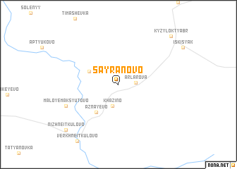 map of Sayranovo