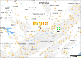 map of Sayreton