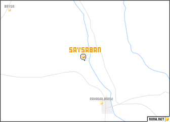 map of Saysabān