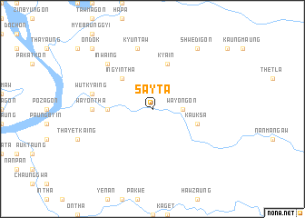 map of Sayta