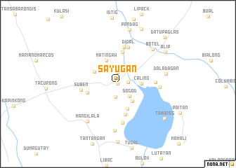 map of Sayugan