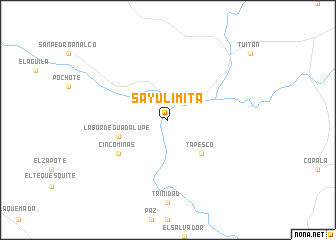 map of Sayulimita