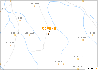 map of Sayuma