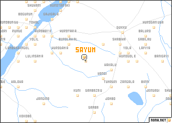 map of Sayum