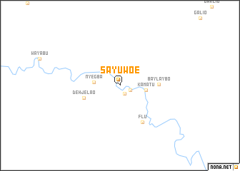 map of Sayuwoe