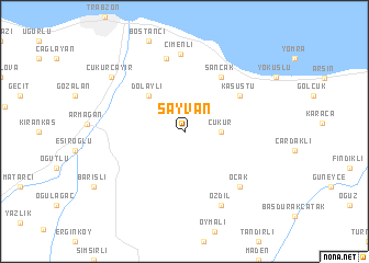 map of Sayvan