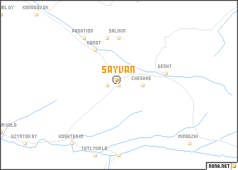 map of Sayvan