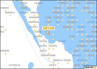map of Saywa