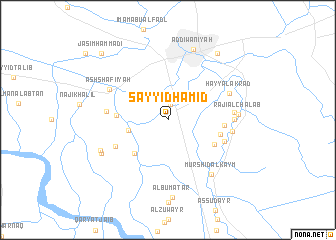 map of Sayyid Ḩāmid