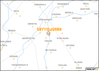 map of Sayyid Jum‘ah