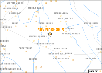 map of Sayyid Khamīs