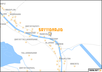 map of Sayyid Majīd