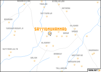 map of Sayyid Muḩammad