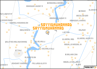 map of Sayyid Muḩammad