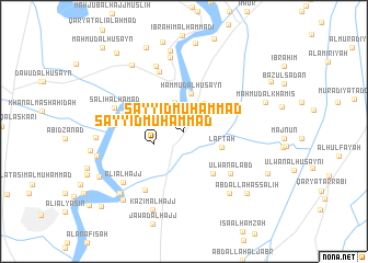 map of Sayyid Muḩammad