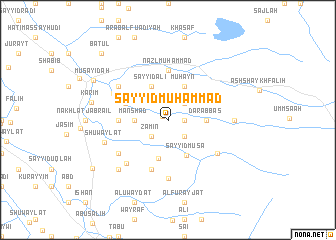 map of Sayyid Muḩammad