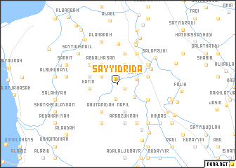 map of Sayyid Riḑā