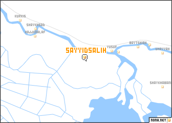 map of Sayyid Şāliḩ