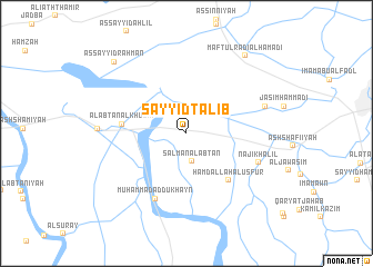 map of Sayyid Ţālib