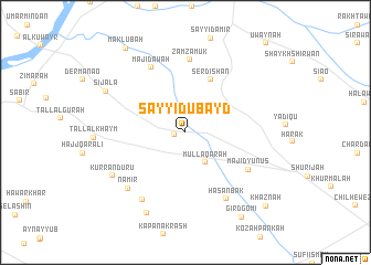 map of Sayyid ‘Ubayd