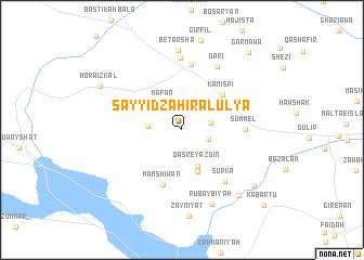 map of Sayyid Z̧āhir al ‘Ulyā