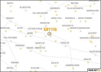 map of Sayyid