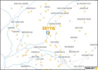 map of Sayyid