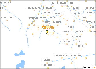 map of Sayyid