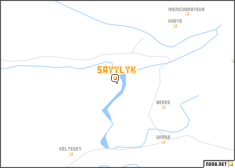 map of Sayylyk