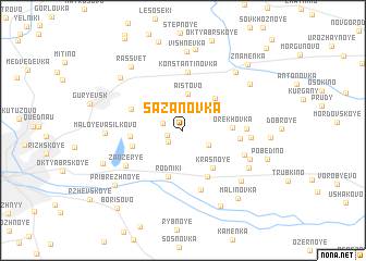 map of Sazanovka