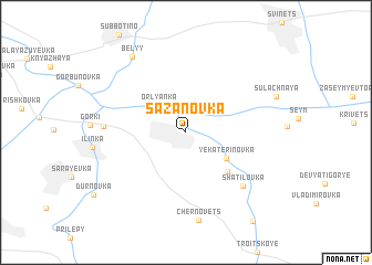 map of Sazanovka