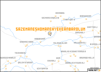 map of Sāzemān-e Shomāreh Yek-e Anbār Olūm