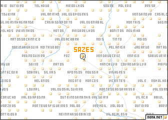 map of Sazes