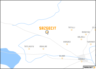 map of Sazgeçit