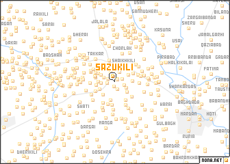 map of Sāzu Kili