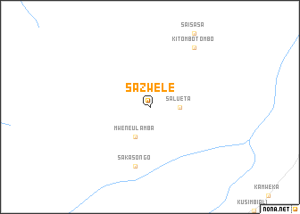 map of Sazwele