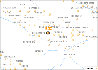 map of Sāz