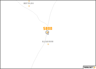 map of Sbaa