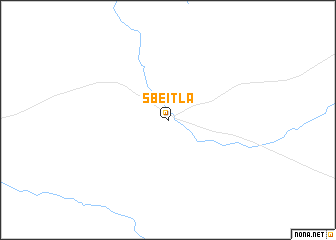 map of Sbeitla