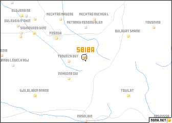 map of Sbiba