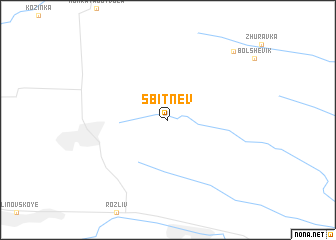 map of (( Sbitnev ))