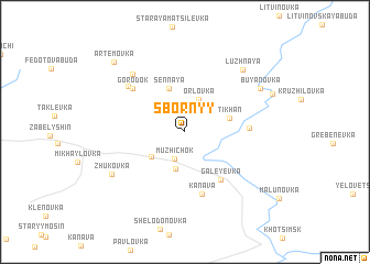 map of Sbornyy