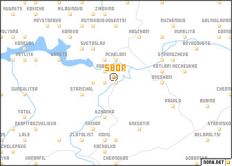 map of Sbor