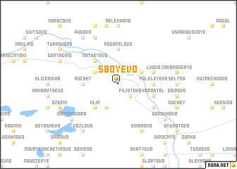 map of Sboyevo