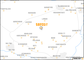 map of Sbrody