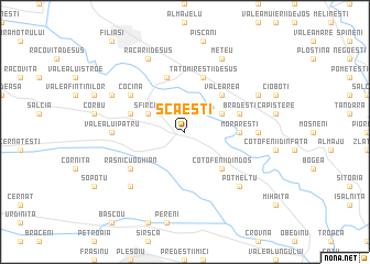 map of Scăeşti