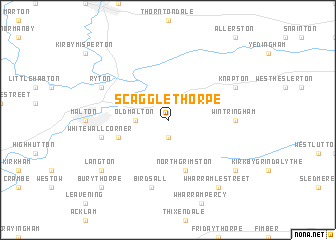 map of Scagglethorpe