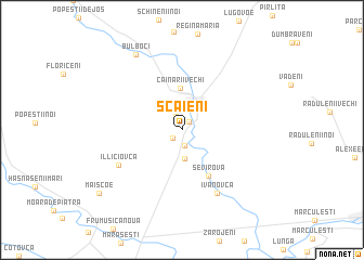 map of Scăieni